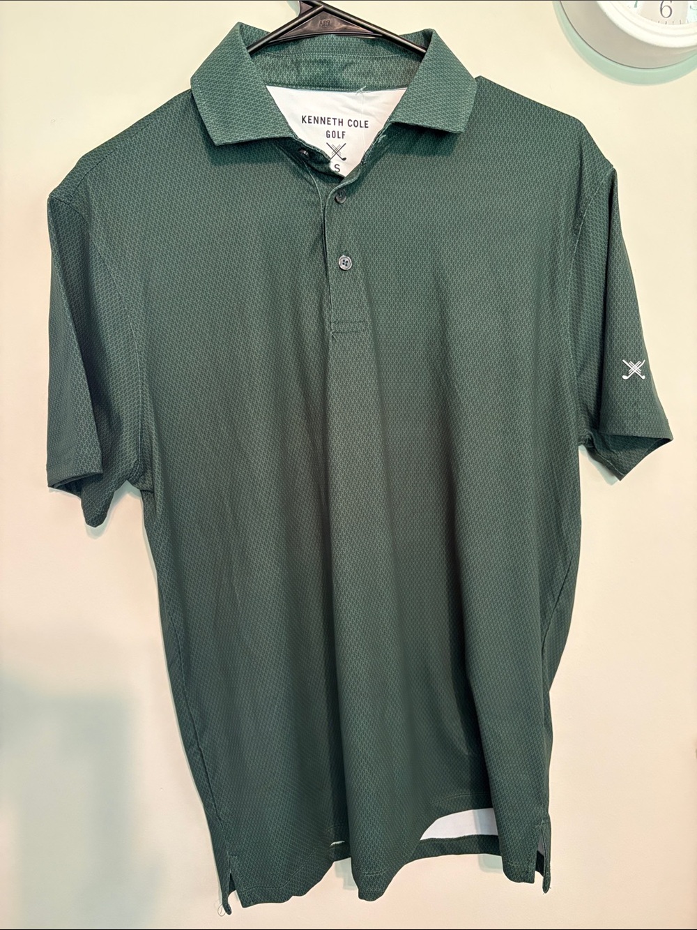 Kenneth Cole Men’s Forest Green Polo Shirt
